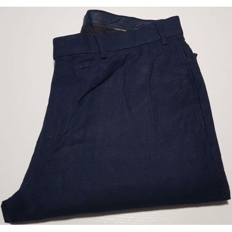Pantalon droit Calvin Klein bleu marine en très bon état – Taille 36/30
