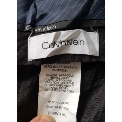 Pantalon droit Calvin Klein bleu marine 36/30 – Occasion très bon état | Brocaffaire