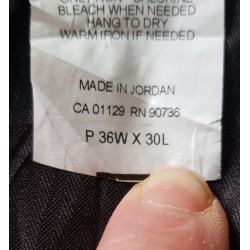 Pantalon droit Calvin Klein bleu marine 36/30 – Occasion très bon état | Brocaffaire