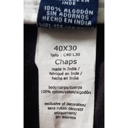 Pantalon chino Chaps noir 40/30 – Occasion très bon état | Brocaffaire