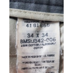 Pantalon chino à pinces Lee gris 34/34 – Occasion très bon état | Brocaffaire