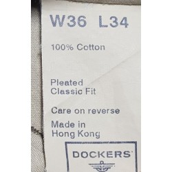Pantalon Chino Dockers kaki 36/34 – Occasion bon état | Brocaffaire