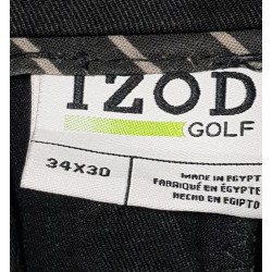 Pantalon Droit Habillé Izod Noir 34/30 – Occasion Très Bon État | Brocaffaire