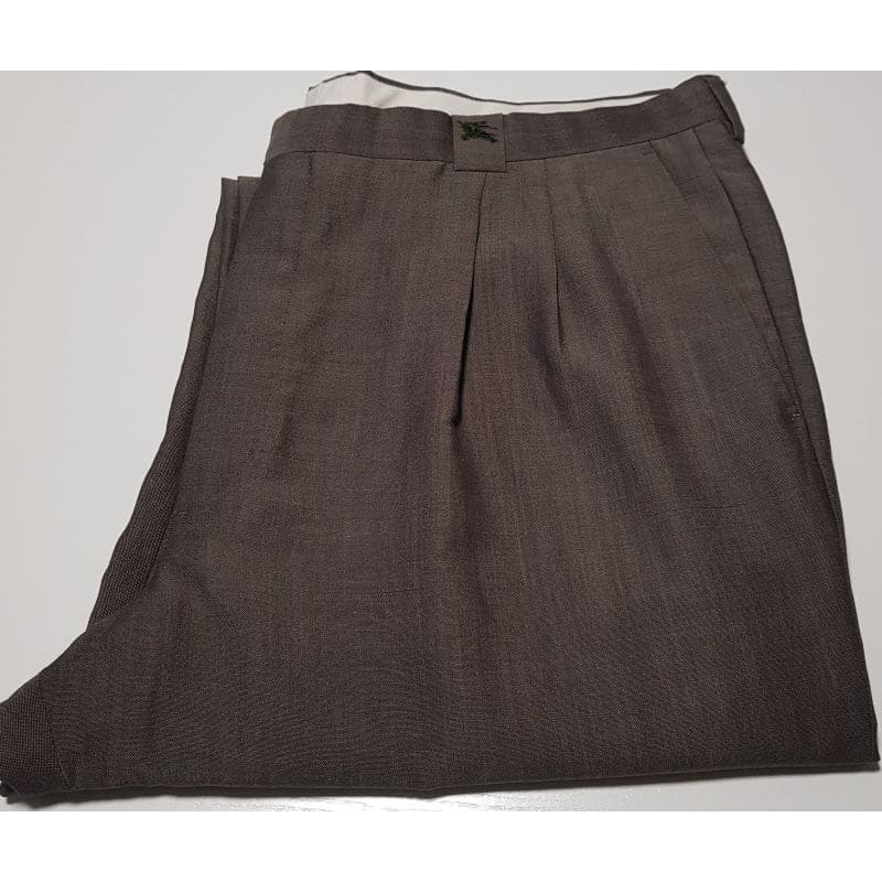 Pantalon droit habillé Burberrys brun clair en très bon état