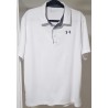 Polo Under Armour blanc pour homme en taille XL – vêtement d’occasion en bon état