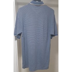 Polo Tommy Hilfiger rayé gris L – Occasion très bon état | Brocaffaire