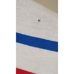 Polo Tommy Hilfiger rayé rouge et bleu S – Bon état | Brocaffaire
