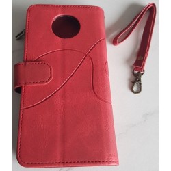 Coque Rouge Redmi Note 9T avec Porte‑Cartes et Porte‑Monnaie | Brocaffaire