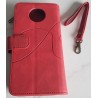Coque Rouge Redmi Note 9T avec Porte‑Cartes et Porte‑Monnaie | Brocaffaire